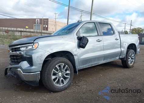 2025 Chevrolet Silverado 1500 4Wd Short Bed Lt With 2Fl from USA, damaged, VIN 1GCPKKEK0SZ123049